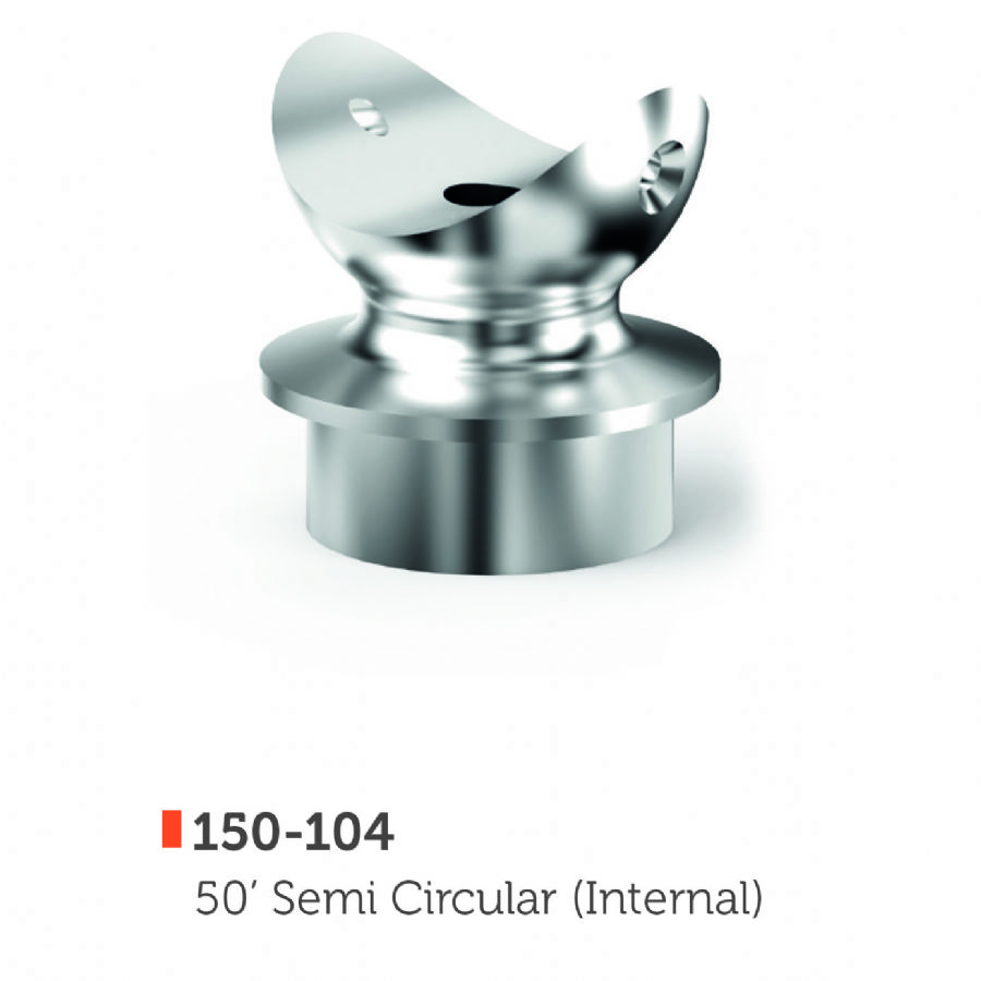 Nosači rukohvata (polukružni set) 150-104 — Ø50 mm