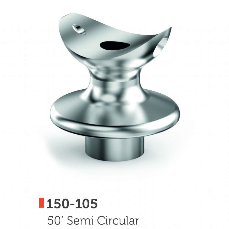 Nosači rukohvata (polukružni set) 150-105 — Ø50 mm