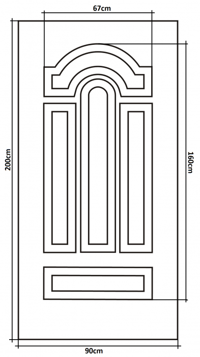 Serija P4 — dimenzije